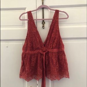 Free People dressy lace tank